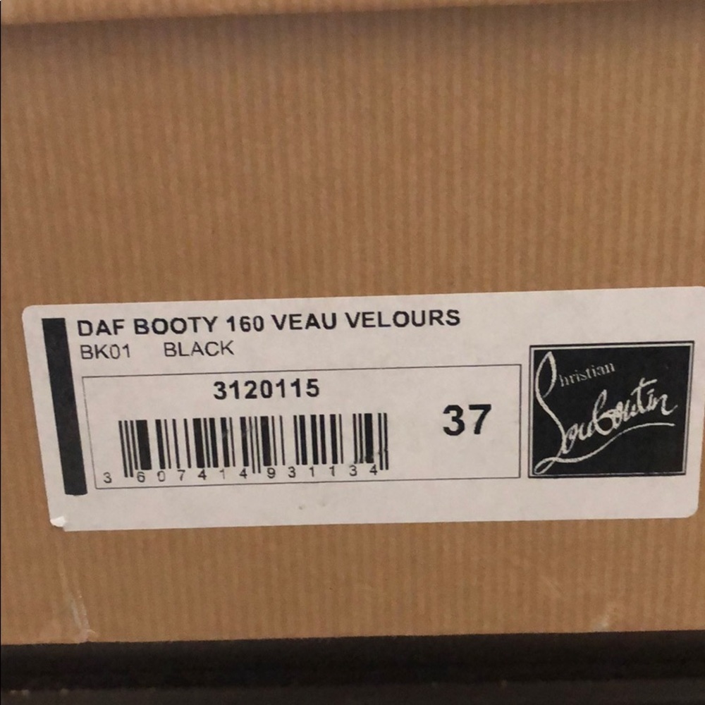 CL Daf booty 160 veau velours size 37